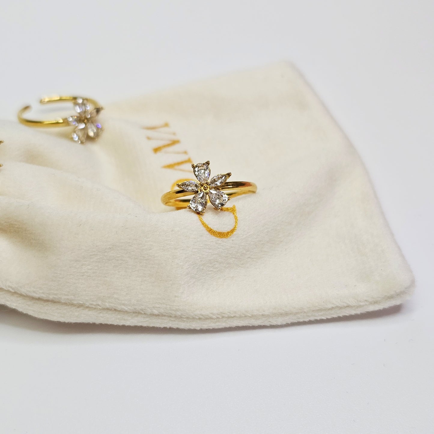 Sakura stainless steel Ring