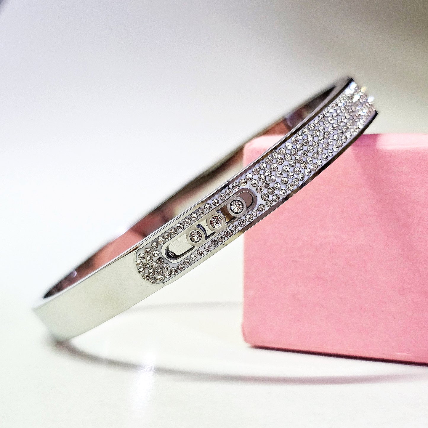 Silver Bangle- stainless steel