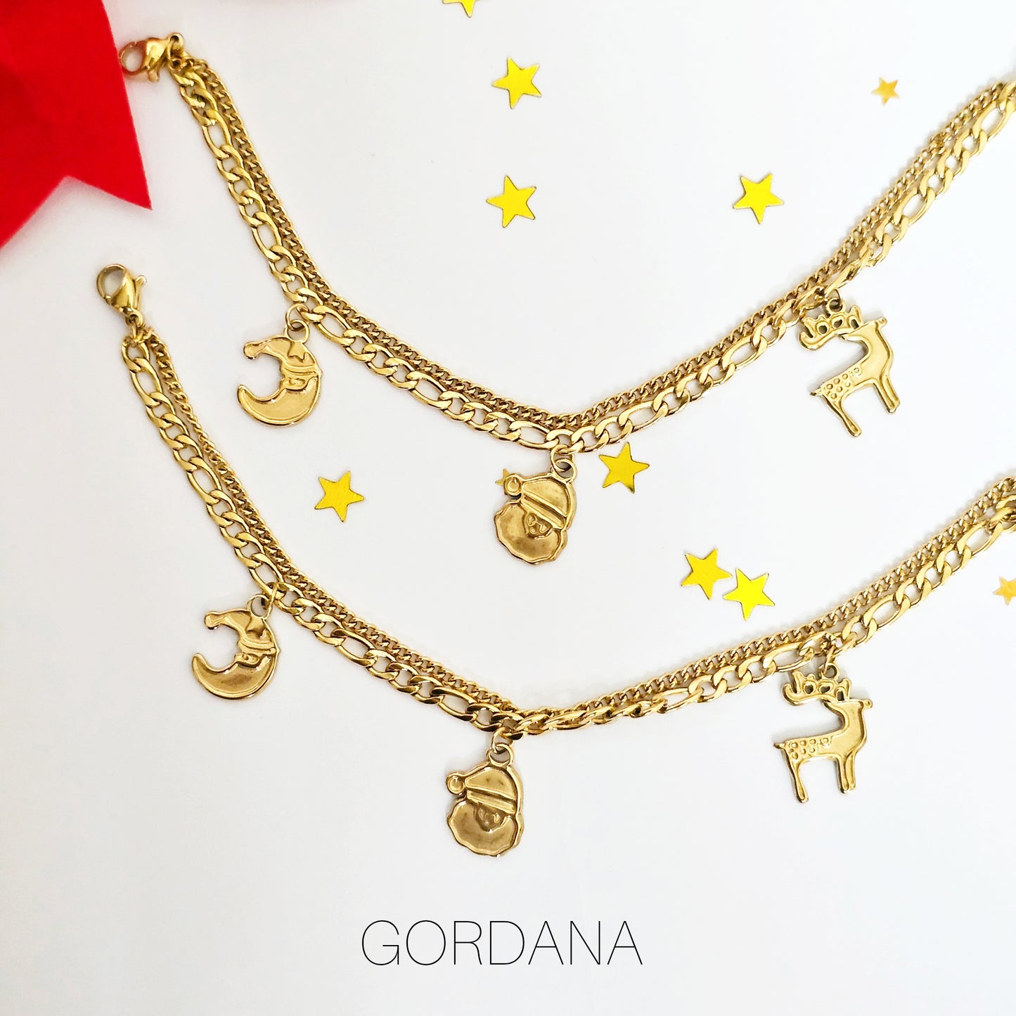 Christmas Bracelet- stainless steel