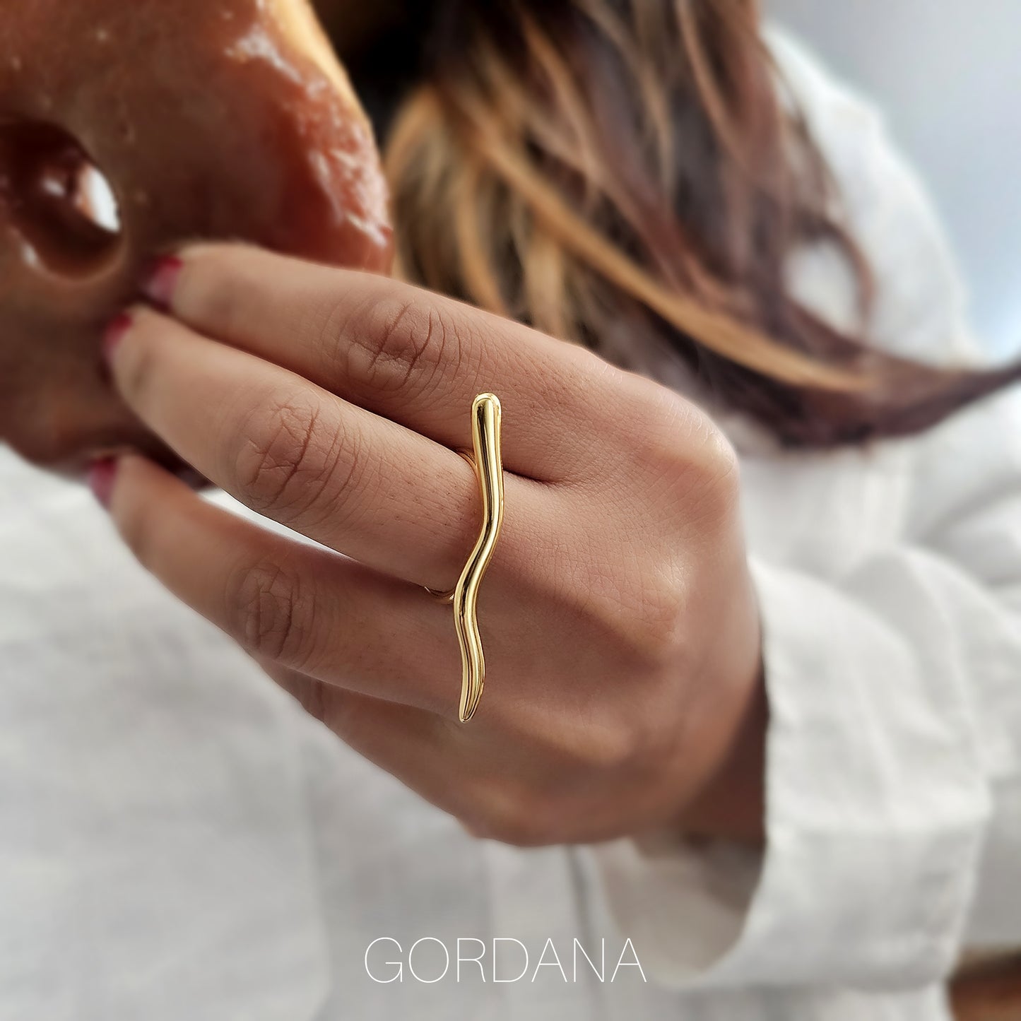 Twist of Gold stainless steel Ring