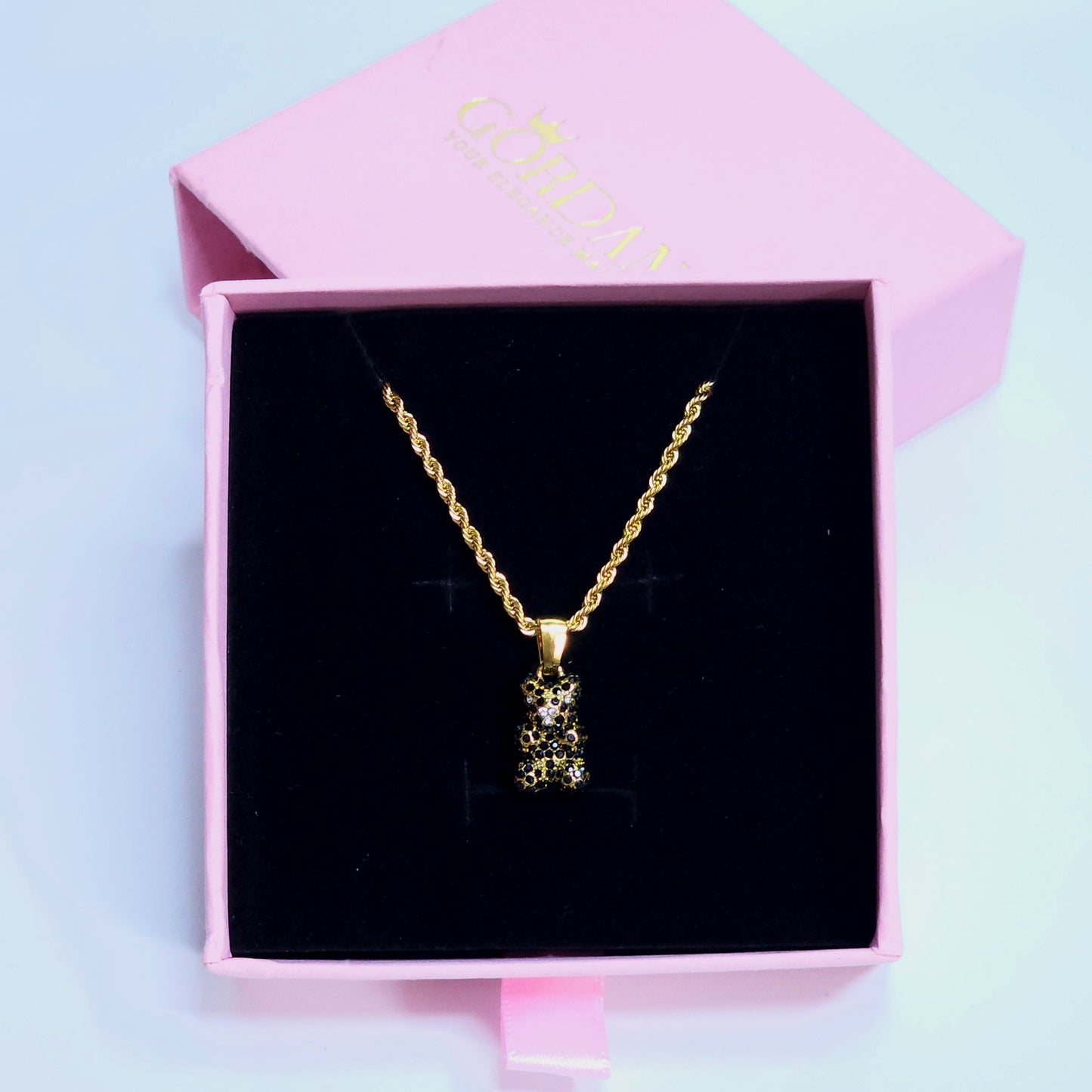 Black Teddy Stainless steel Necklace