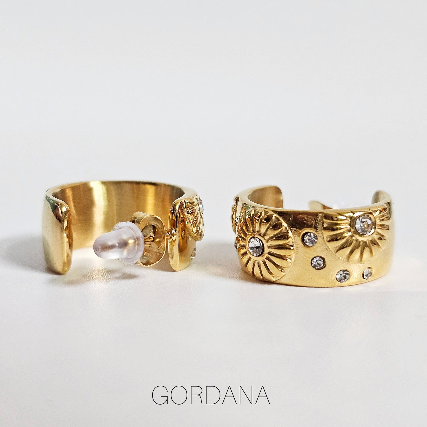 Stainless steel semi hoops