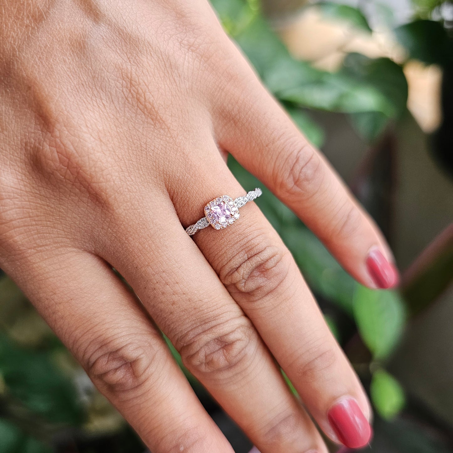 Silver and Rose Gold Ring