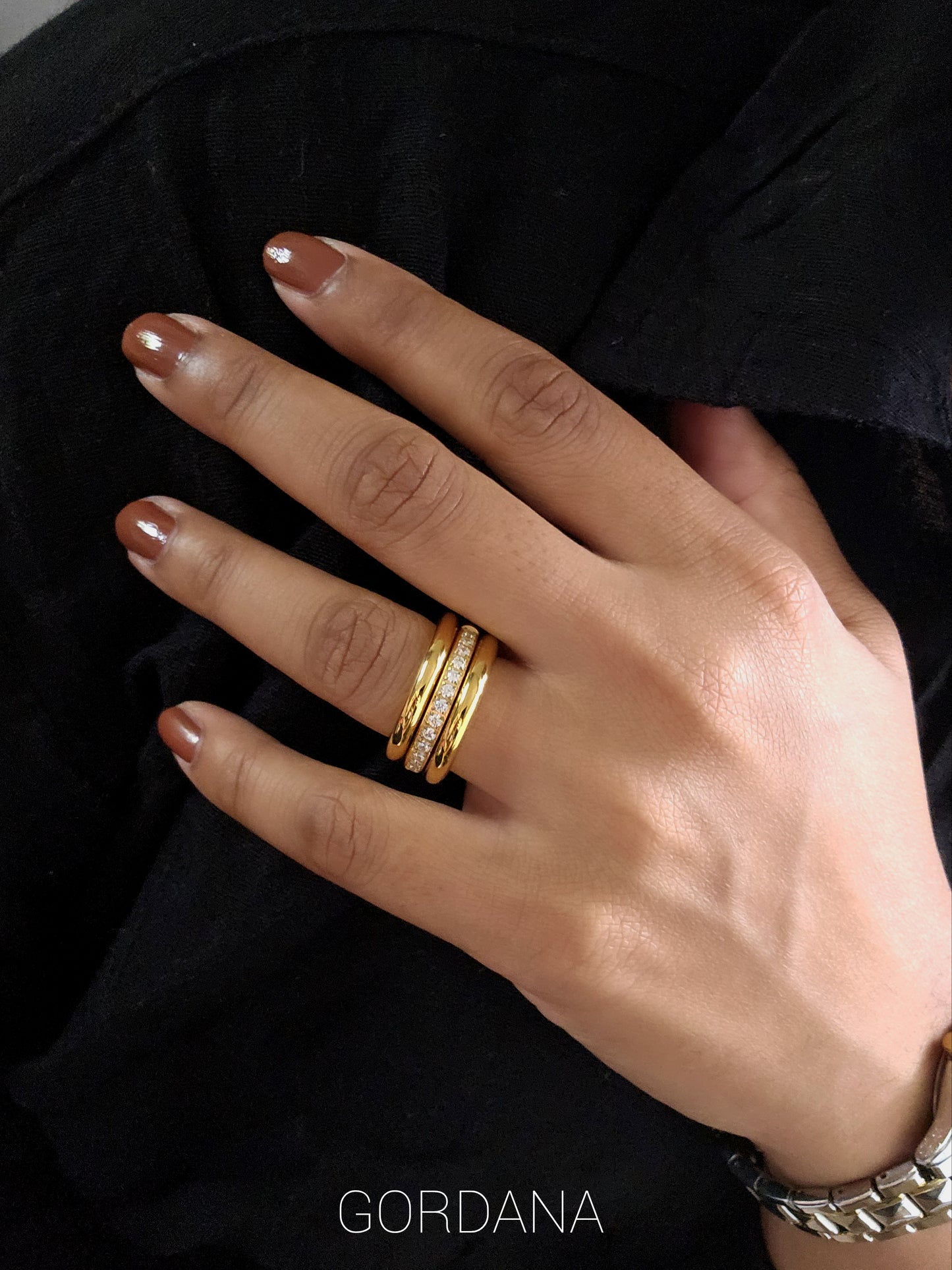 Trio set Gold Rings