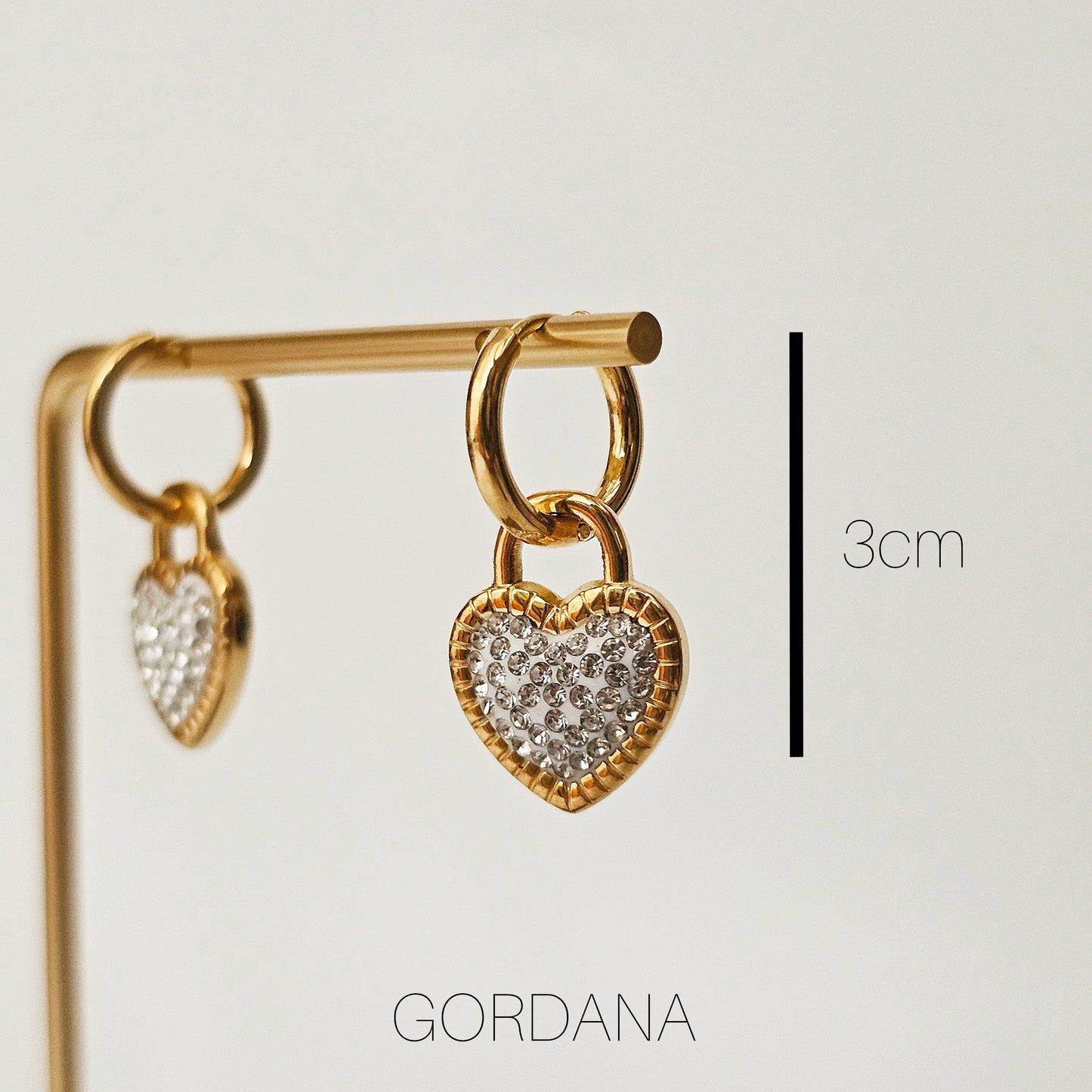 Heart Lock Earrings