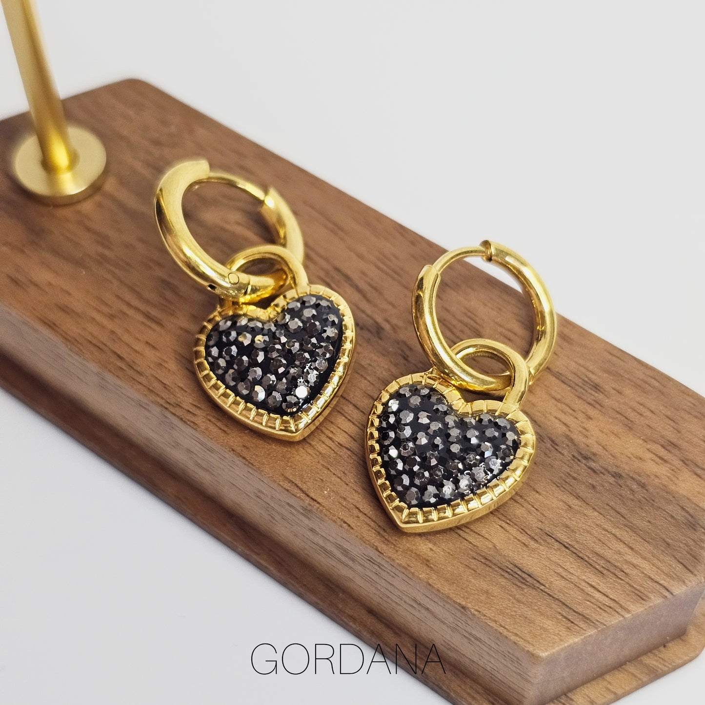 Heart Lock Earrings