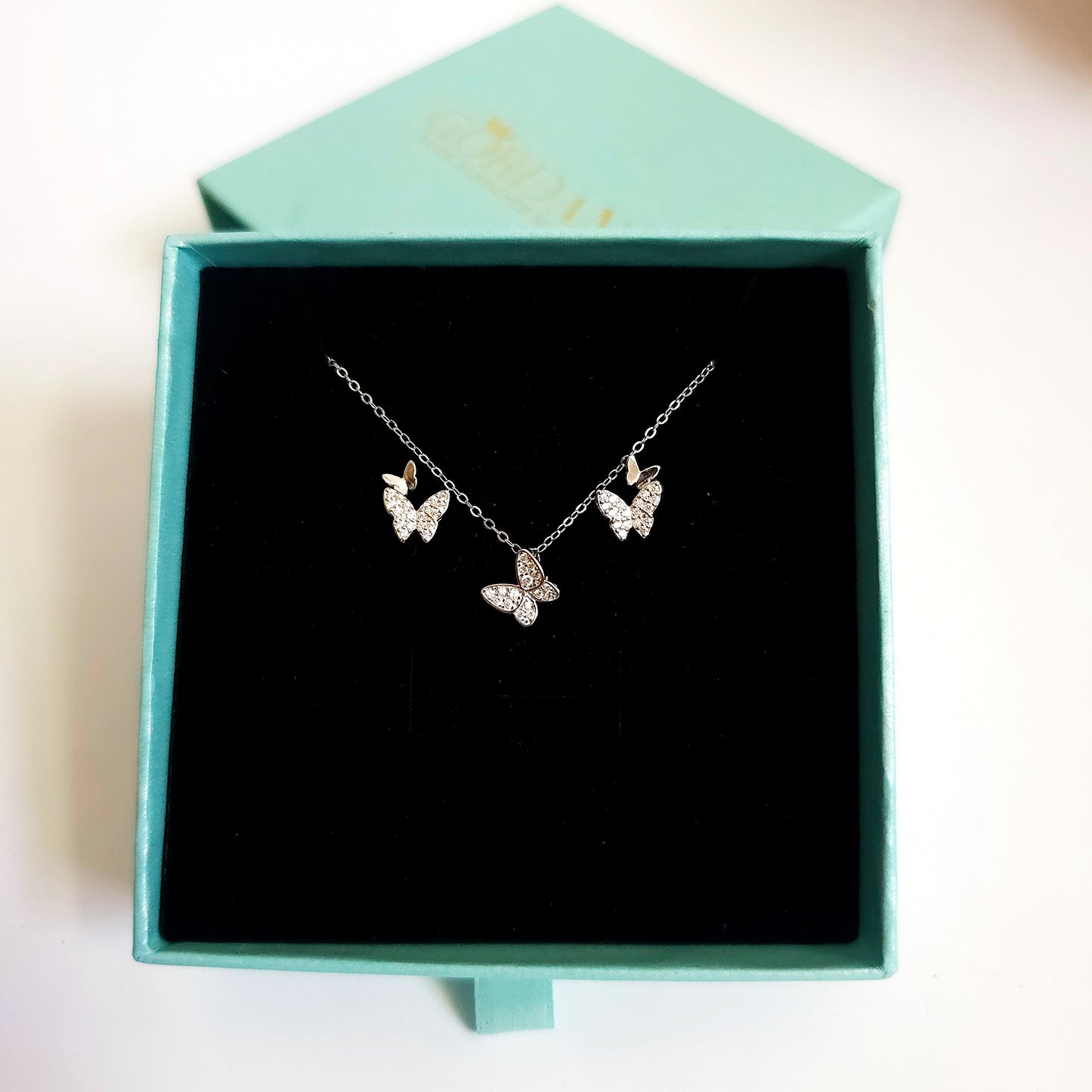 Silver Butterfly set