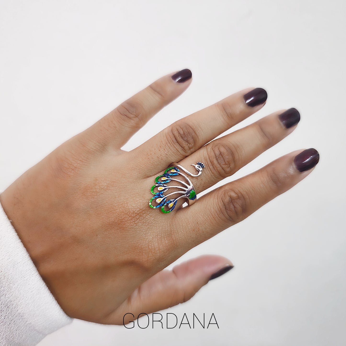 Peacock Ring