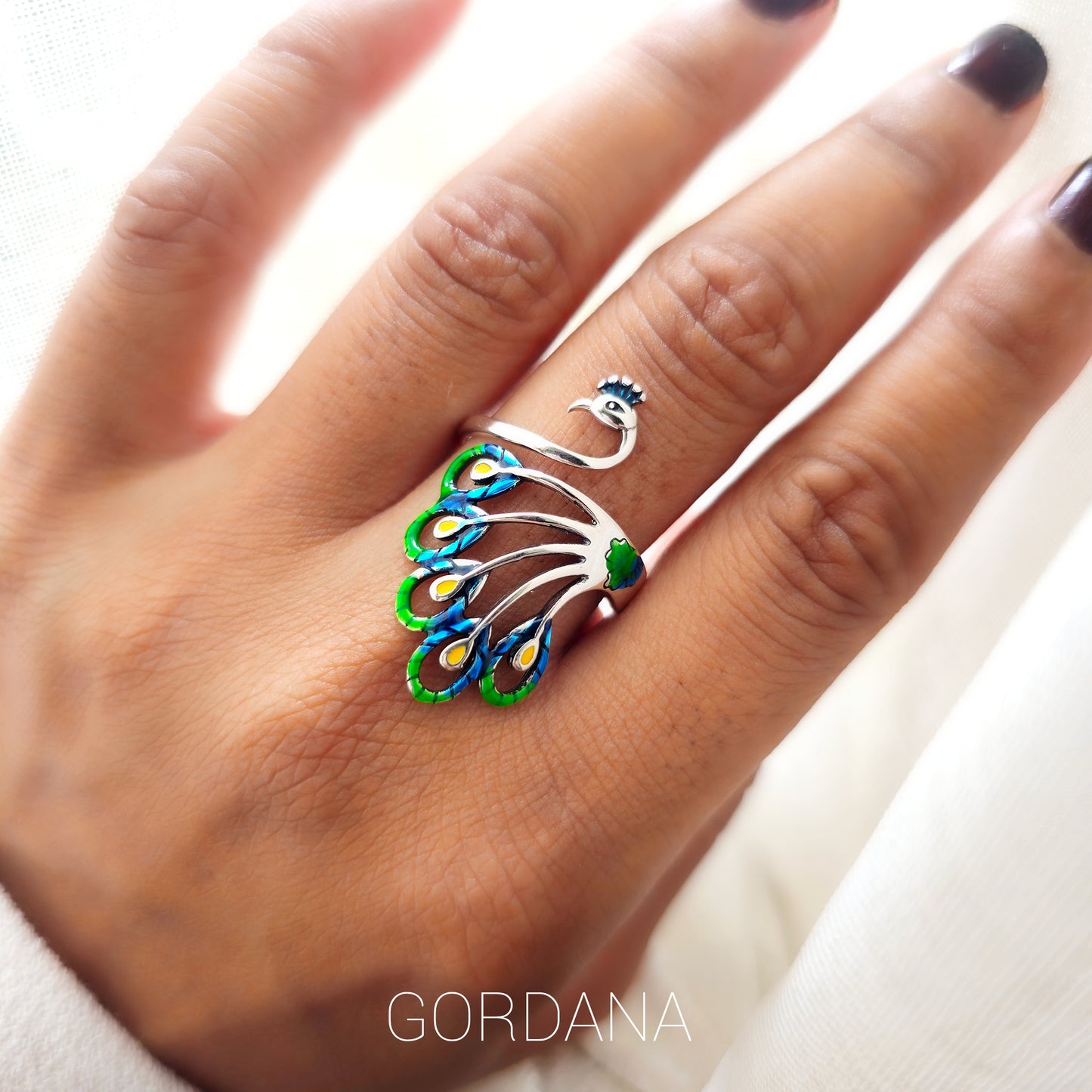 Peacock Ring