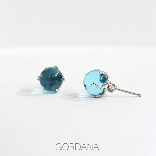 Blue crystal Earrings