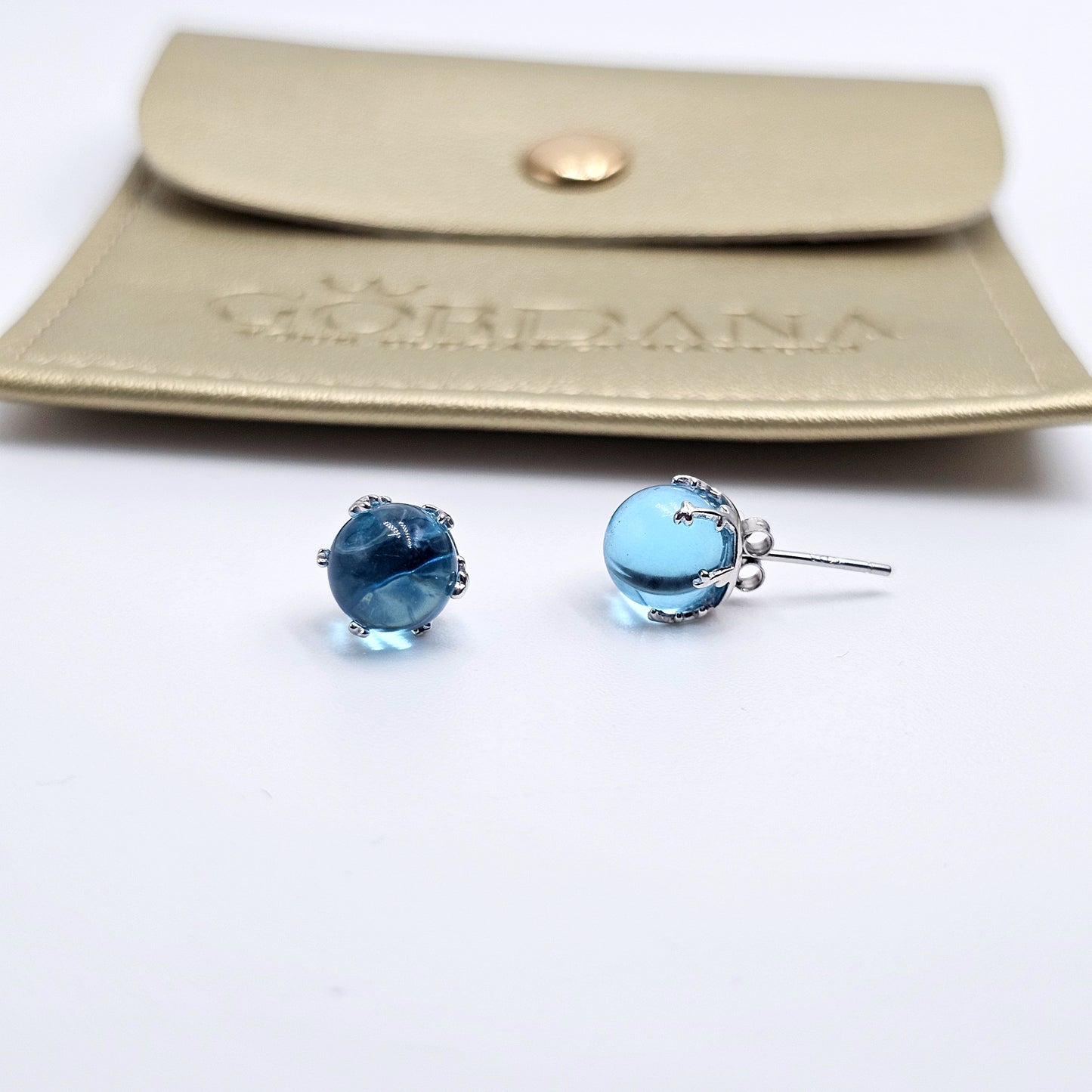 Blue crystal Earrings